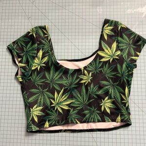 L “Whoa Dude” Blackmilk nana crop top